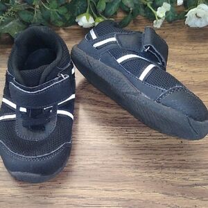 Black Kids Shoes with Velcro Straps size 9.5-10